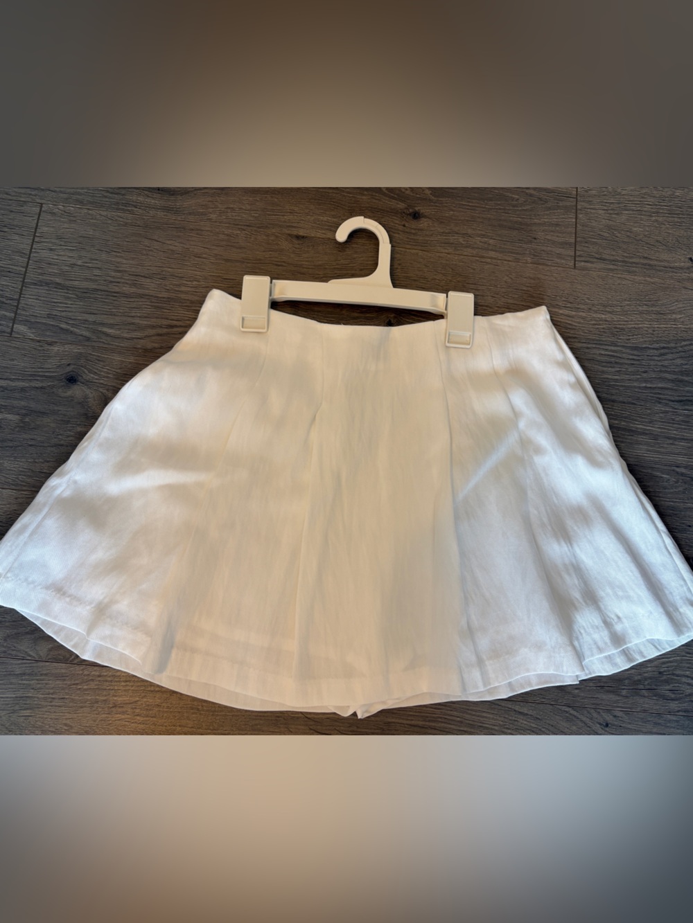 a new day White Linen-Blend Skort